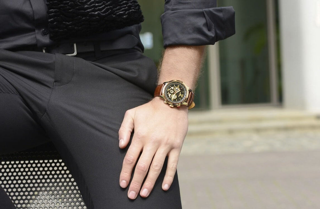 Automatic Barbados by Pionier Germany GM-509-3 | Gold |